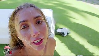 Outdoor amateur slut